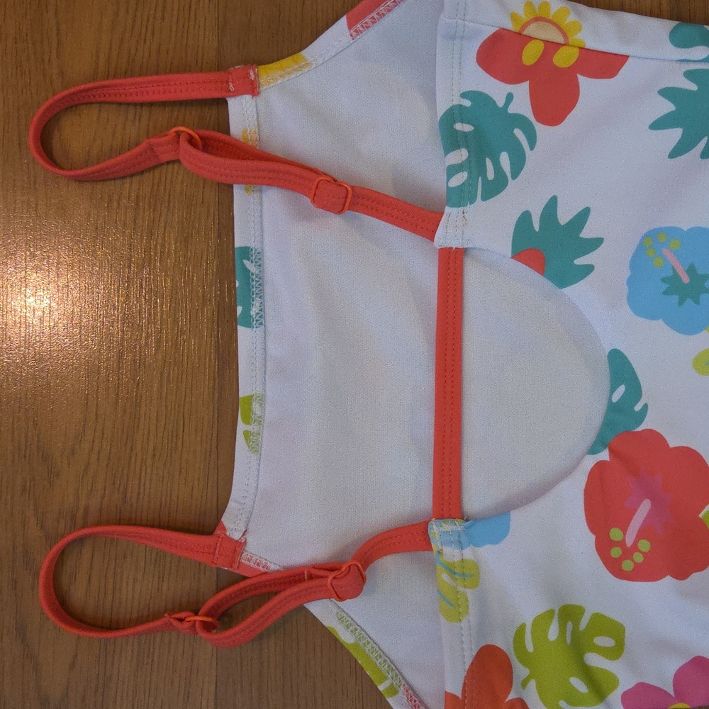NWOT Hello Kitty Floral Kids Swimsuit - Picture 3 of 4